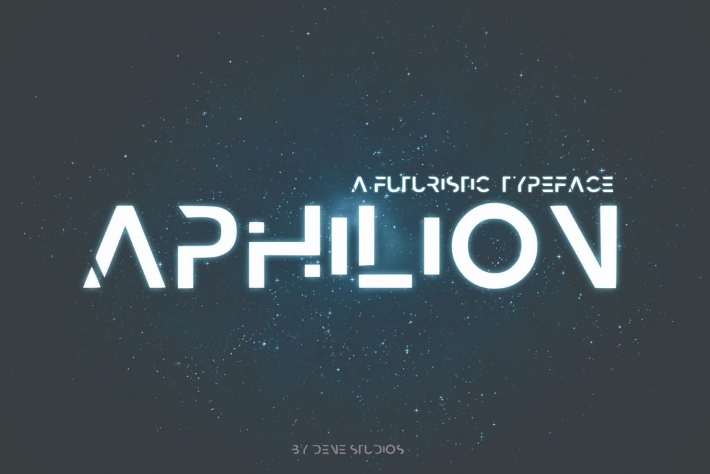 innovative fonts - Aphilion