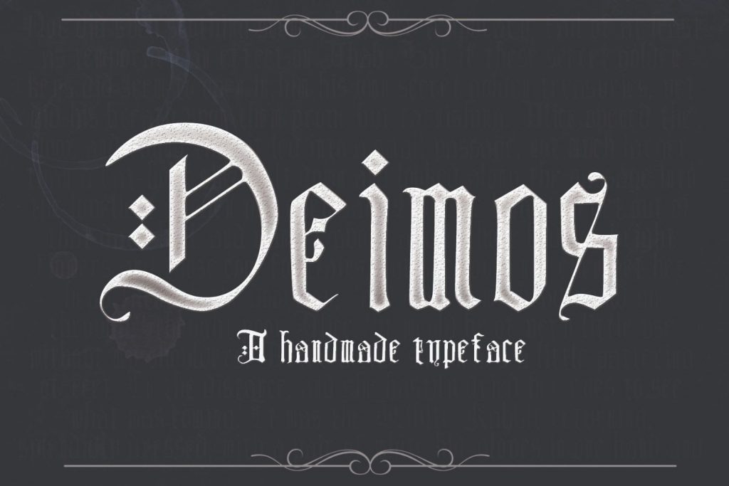 deimos typeface previews