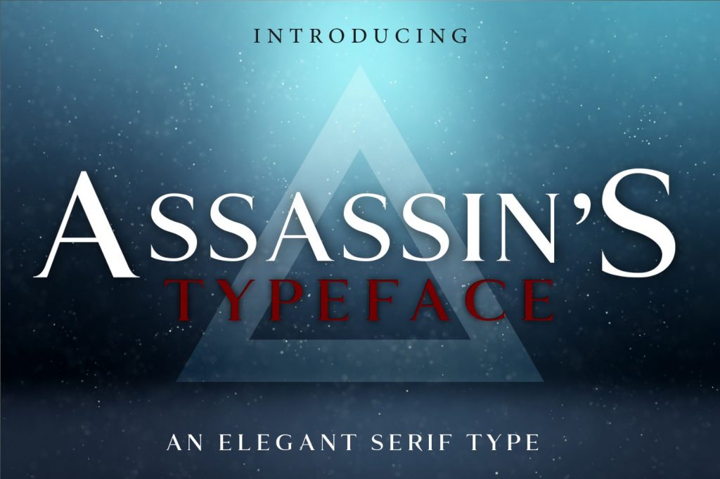 Assassins typeface previews
