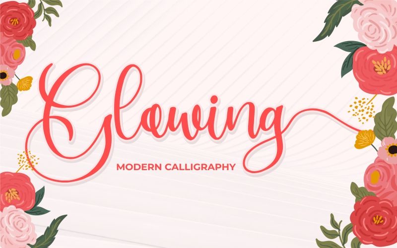 Glowing Font included in the mega fonts bundle
