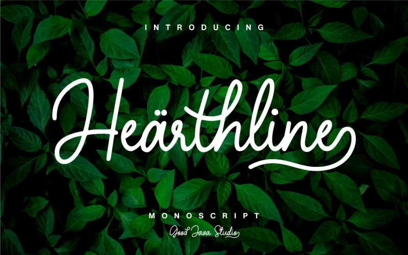 Heartline Font included in the mega fonts bundle
