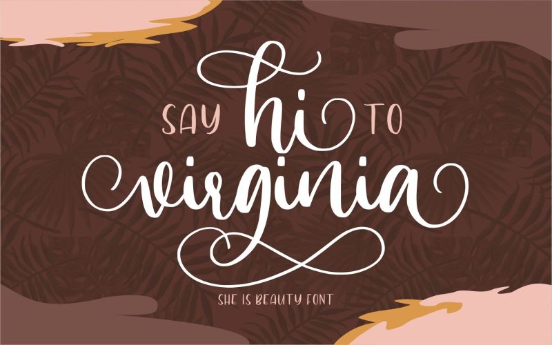 Hi Virginia Font included in the mega fonts bundle
