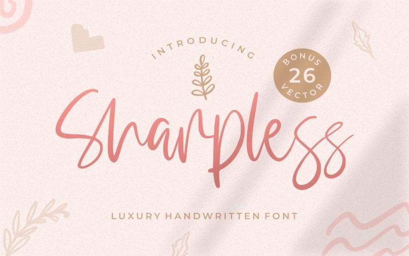 Sharpless Font included in the mega fonts bundle
