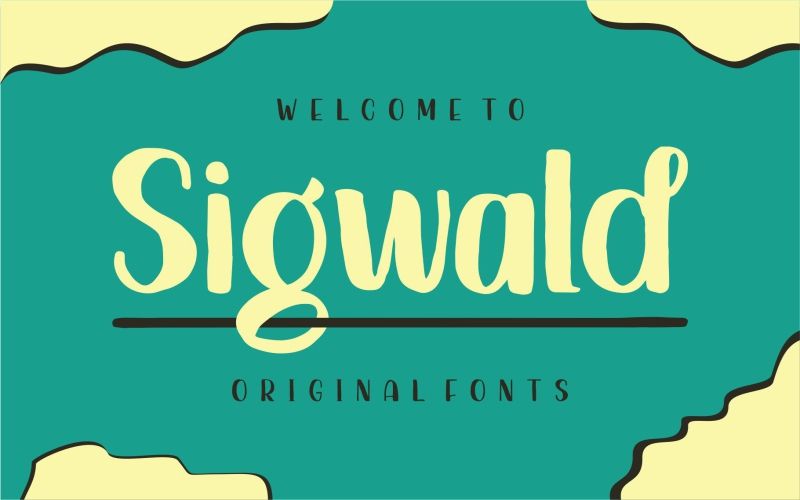 Sigwald Font included in the mega fonts bundle
