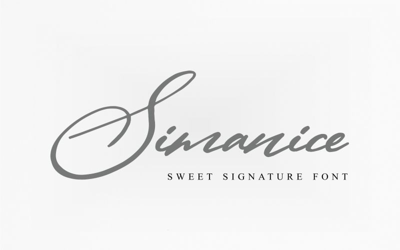 Simanice Font
