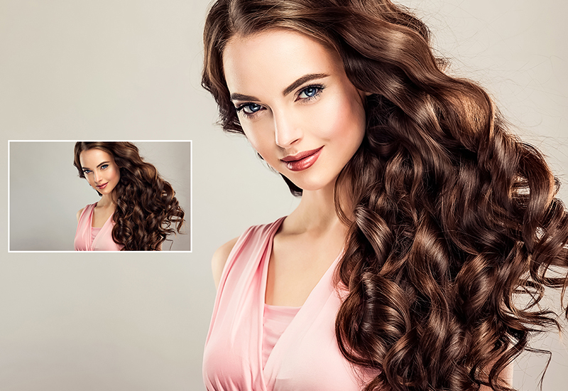 Skin Retouching Photoshop Action Preview