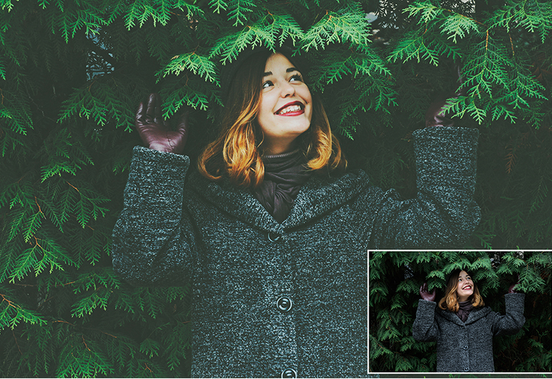 Matte Photoshop Action Preview