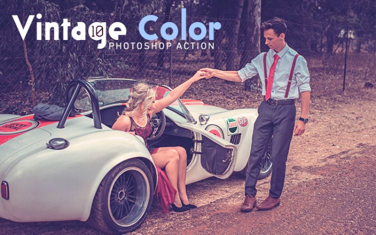 vintage color Photoshop Action