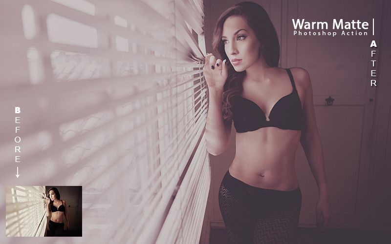 warm matte preview warm matte photoshop action preview