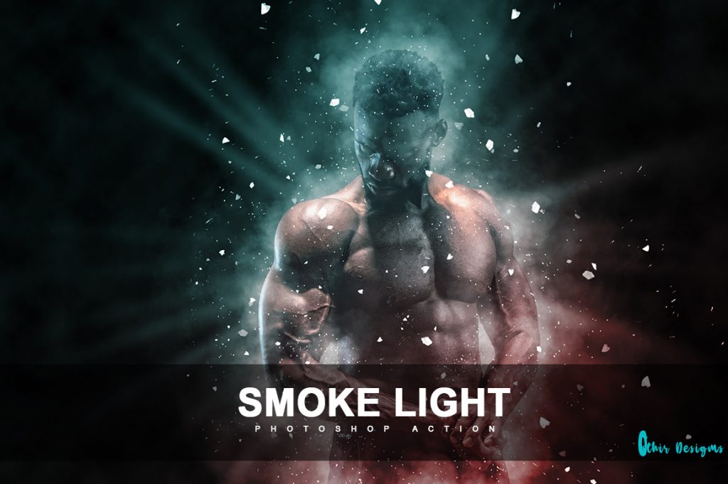 Smoke Light Photoshop Action
