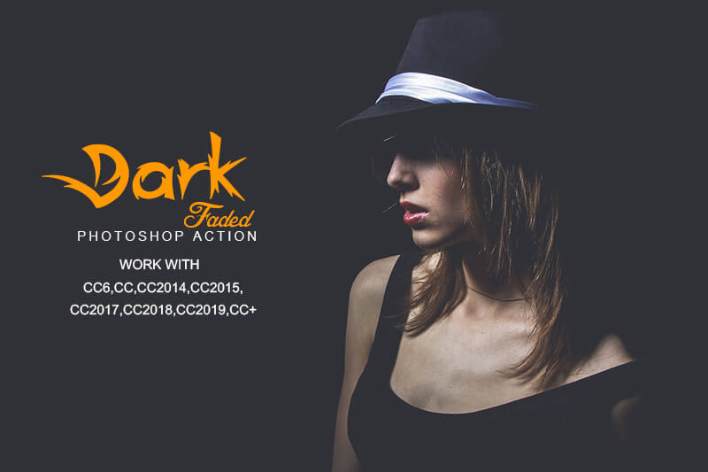 Dark Faded Photoshop Action Dark Faded Photoshop Action