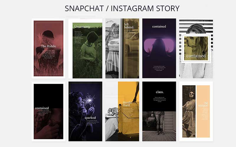 Social Media - instagram story templates
