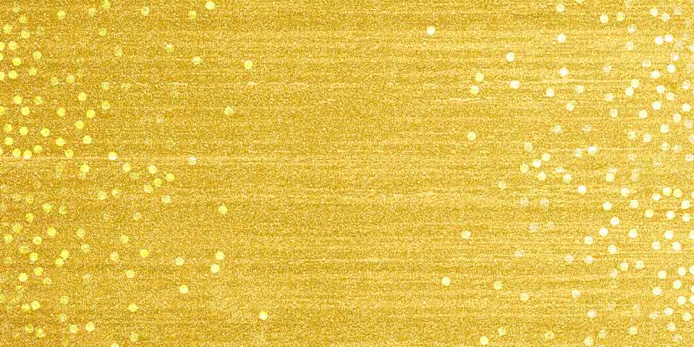 yellow and white dots on a golden background