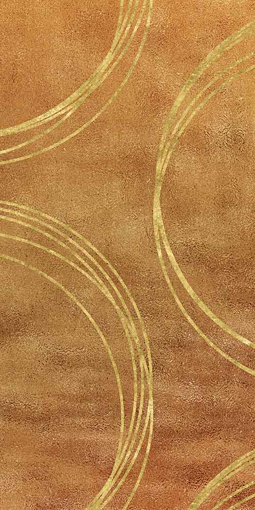 golden rings on brown surface