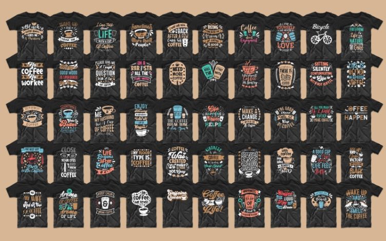 coffee shop t shirt design