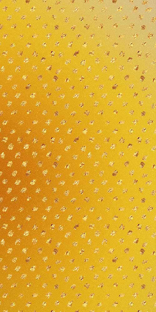 shiny dots on a gold background