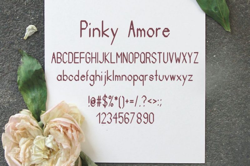 Pinky Amore Font