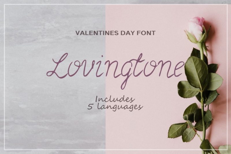 Loving Tone Font