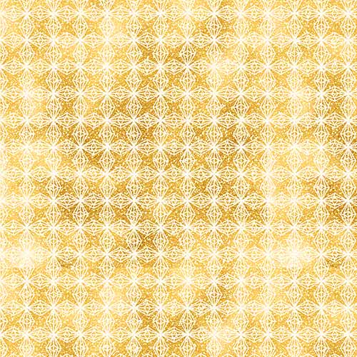 Geometric shapes on a gold background
