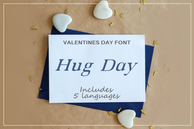 Hug Day Font