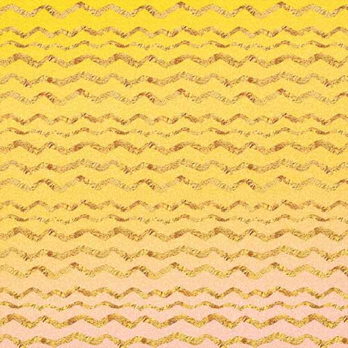 wavy lines on a gold background