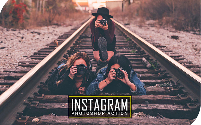 instagram photoshop action