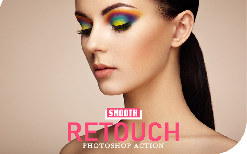 smooth retouch photoshop action