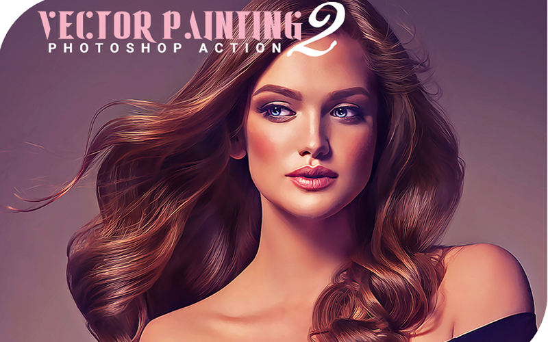vector painting effect