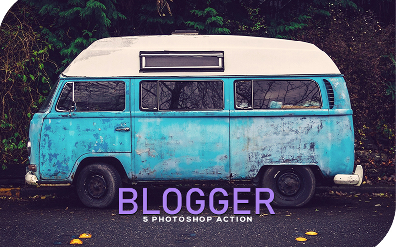 Blogger photoshop action