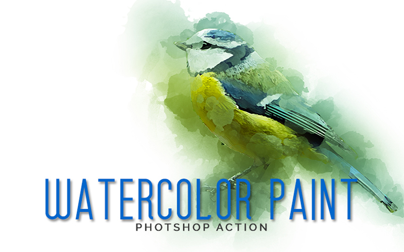 watercolor paint ps effect