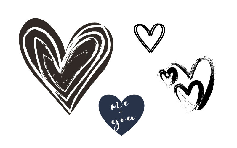 heart SVG, black heart vector
black heart outline clipart