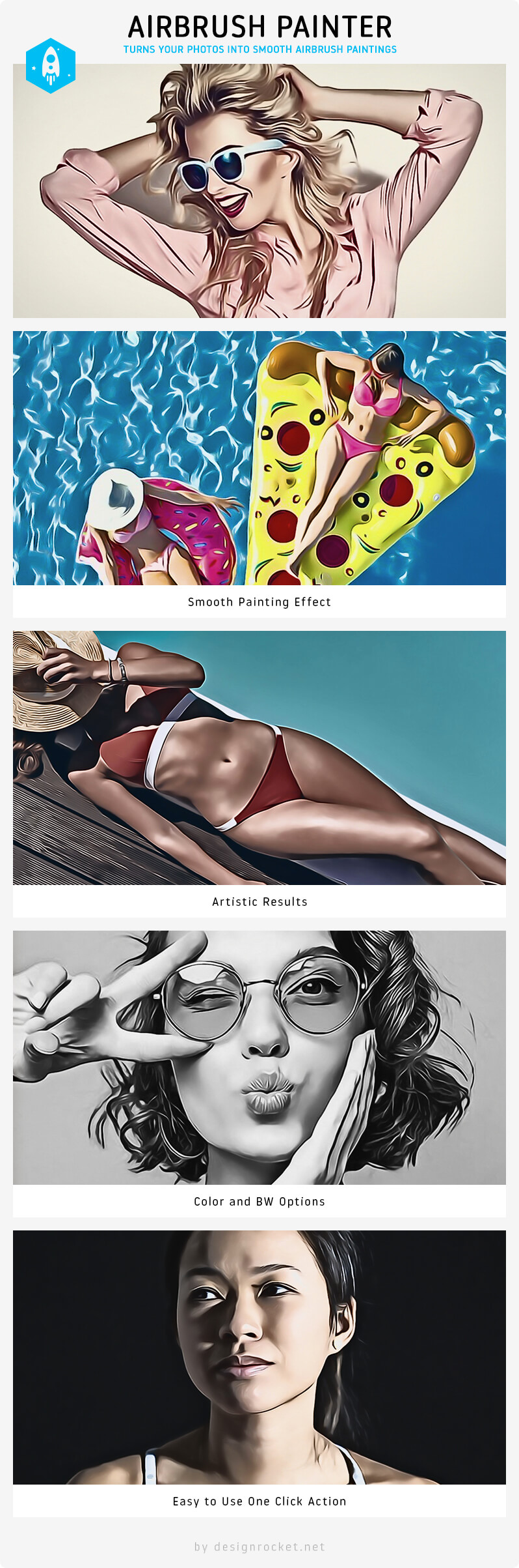 image effects - airbrush painter