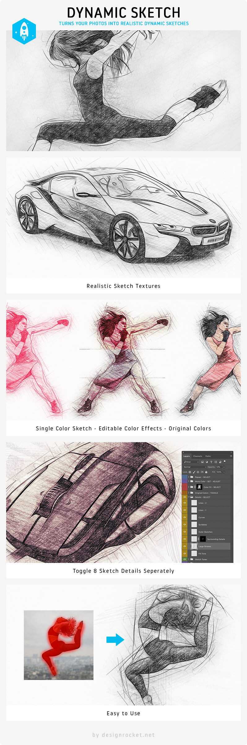 image effects - dynamic sketch preview