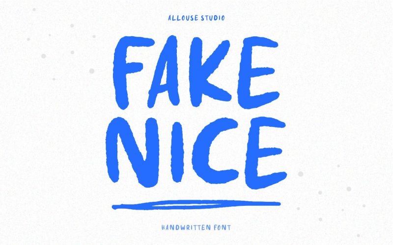 fake nice-handwritten-font