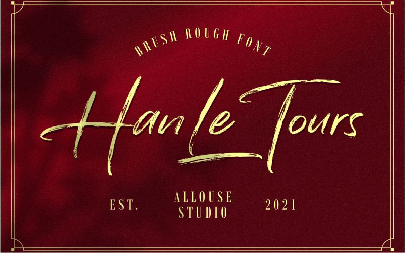 brush-rough-font