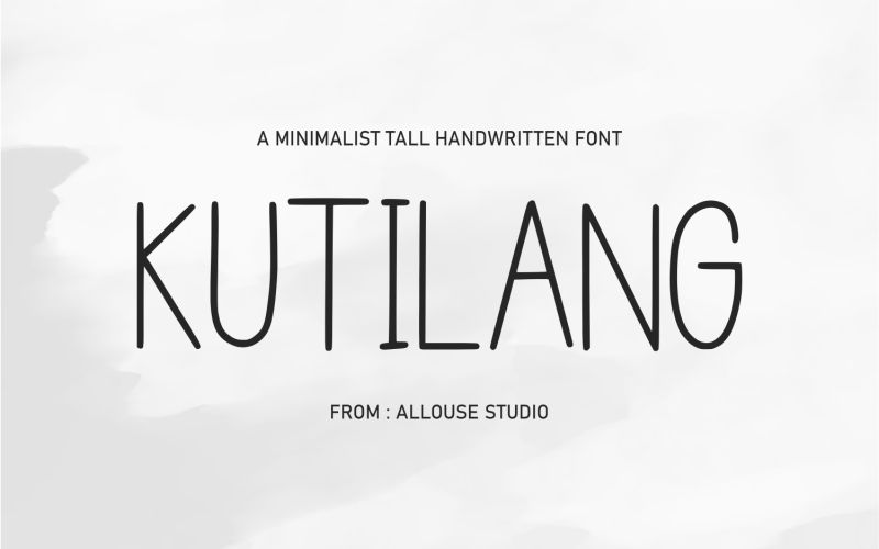 trendy-fonts-kutilang-minimalist-font
