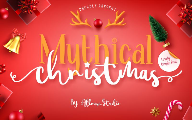 mythcal-christmas-font included in the bundle