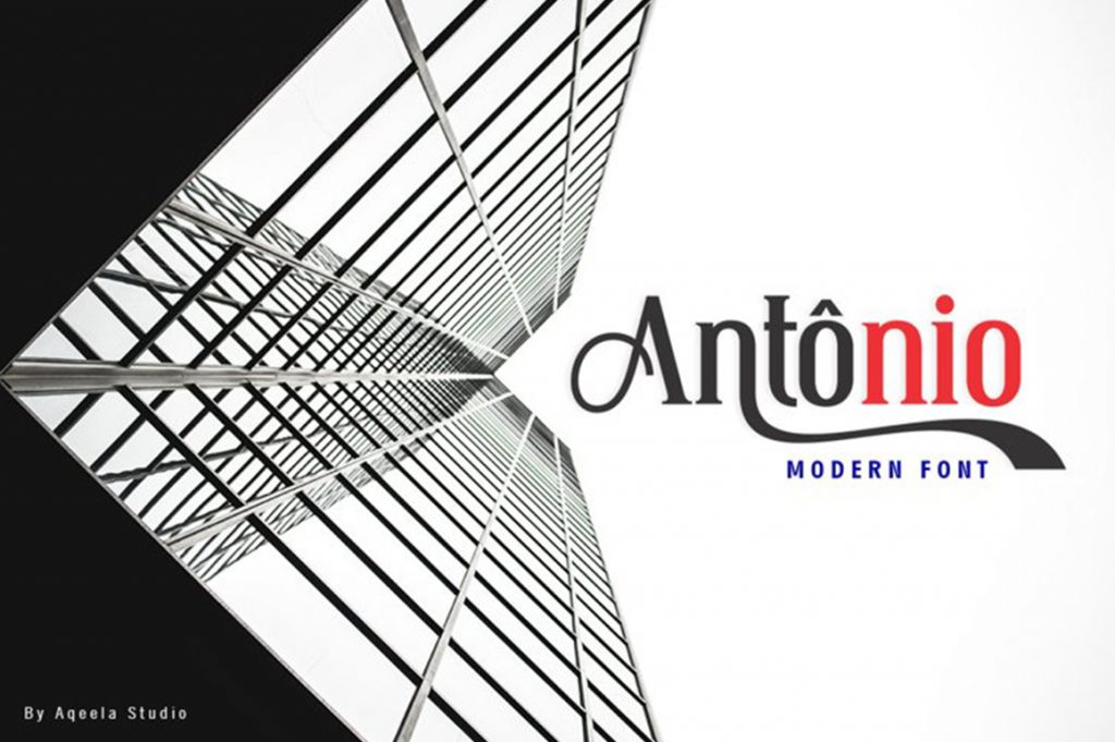antonio calligraphy font