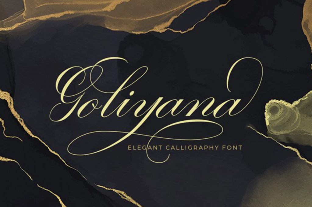 modern calligraphy font