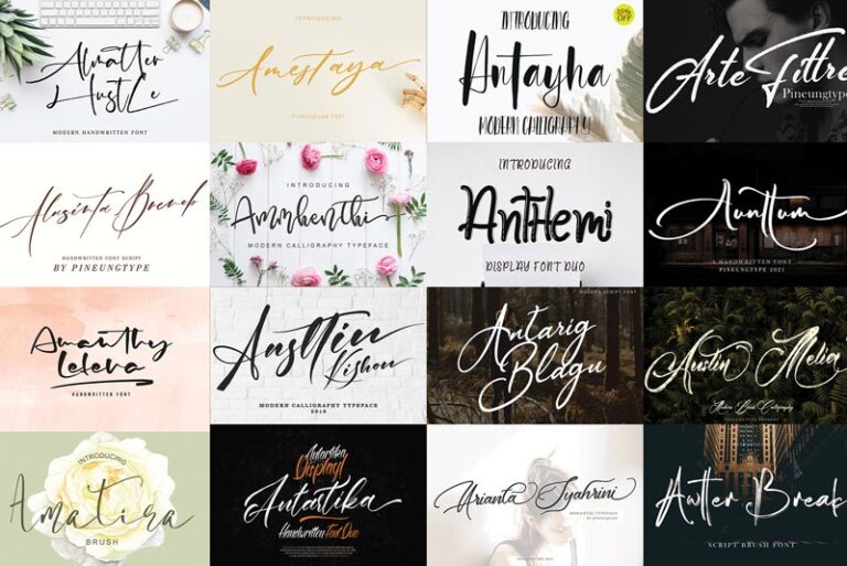 script Font