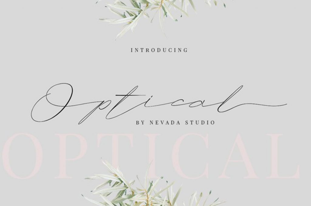 optical font