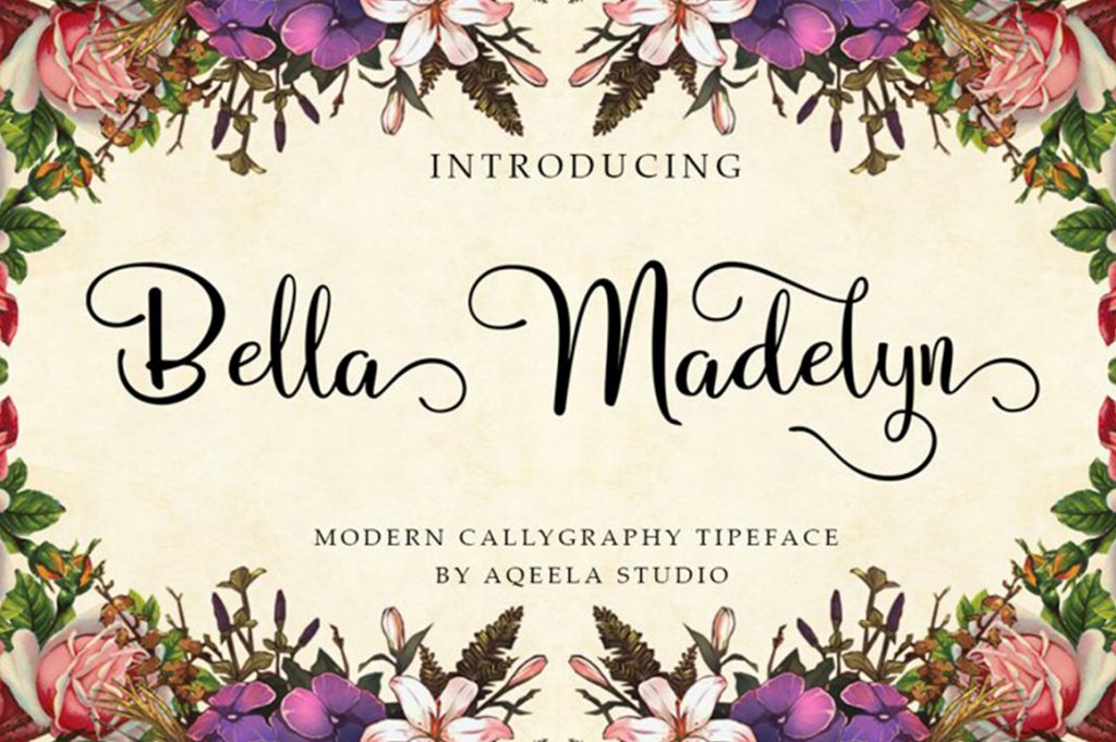 bella madelyn font