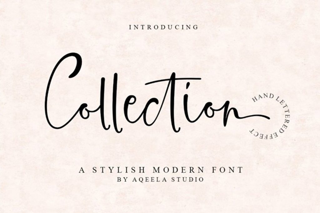 modern calligraphy font