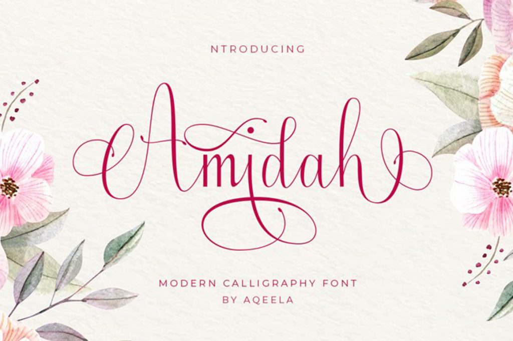 calligraphy fonts