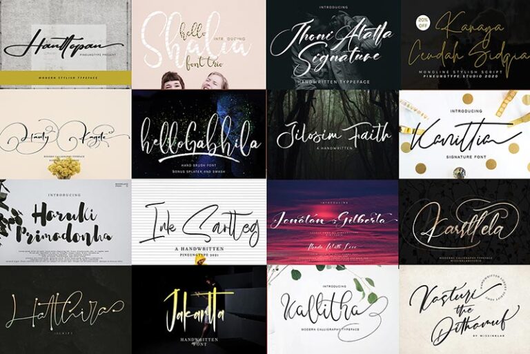 handwritten Font