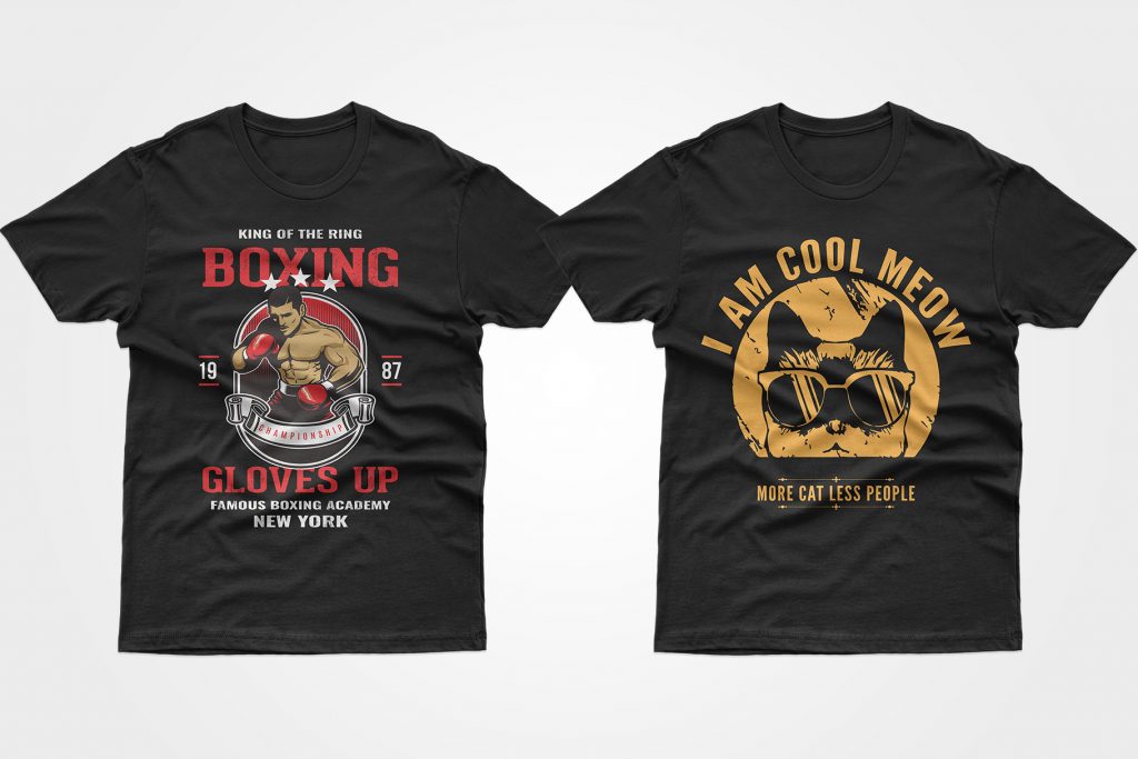 boxing t shirt design
