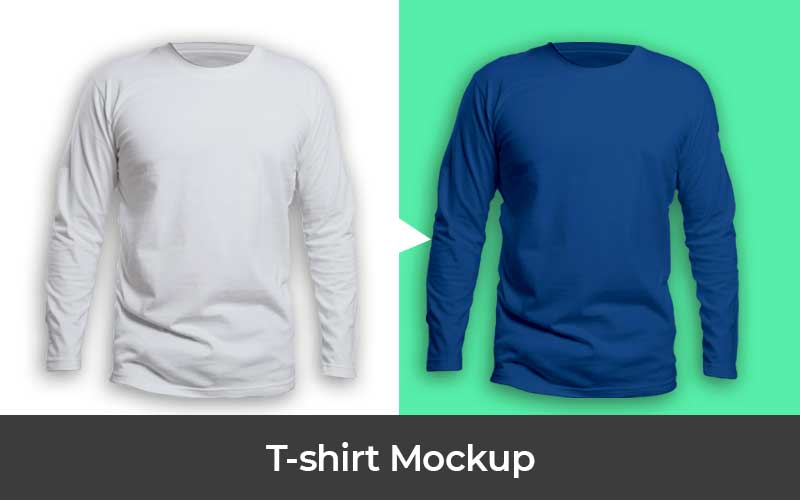 Full Sleeve T-shirt Mockup free preview