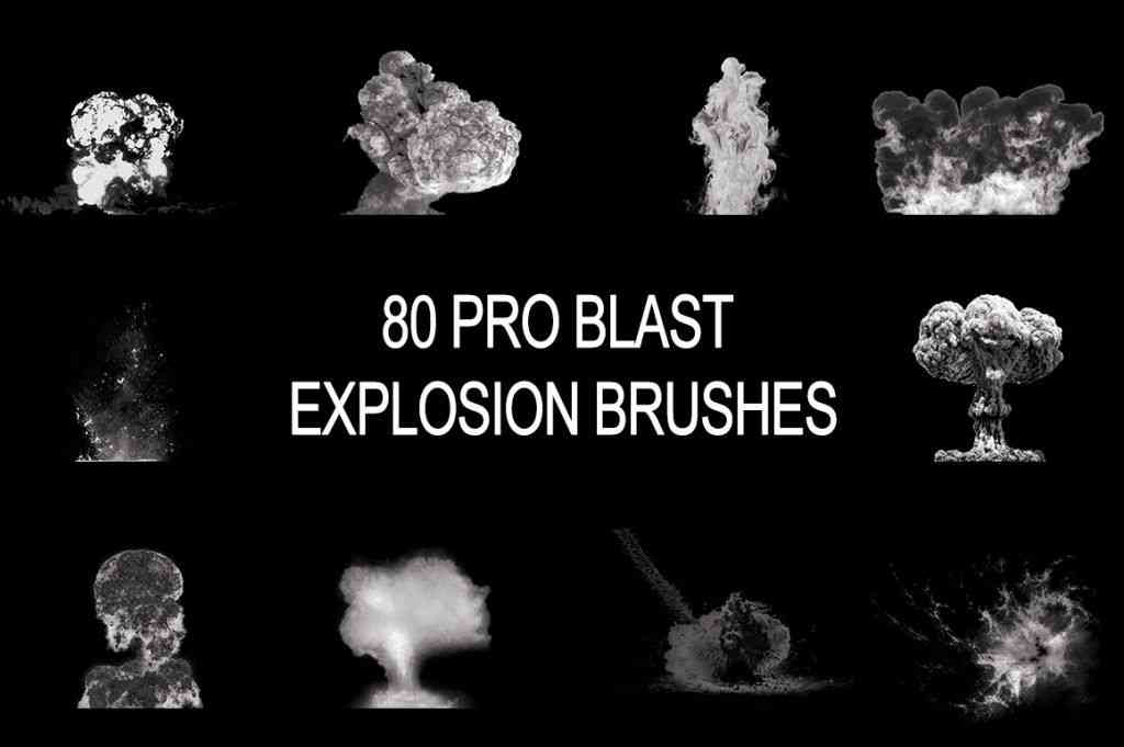 explosion brushes