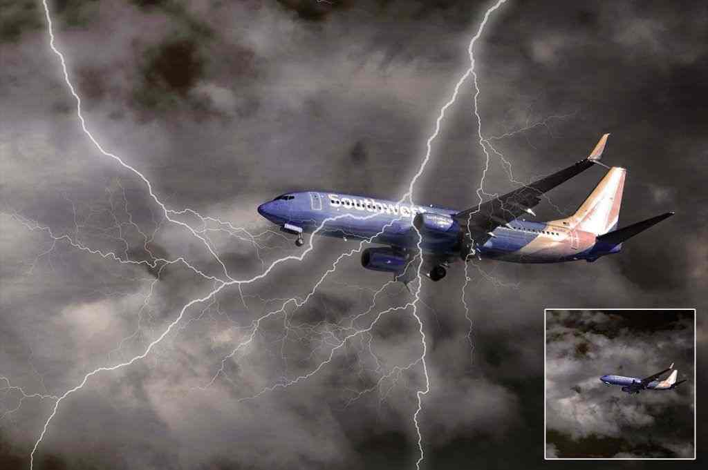 Lightning photoshop brushes applied to an image