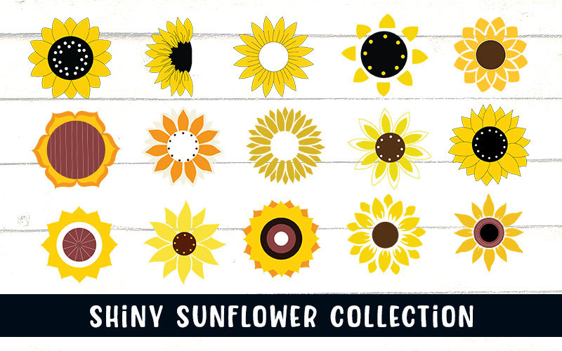 Sunflower SVG Collection - 25 Free Images | Extended License